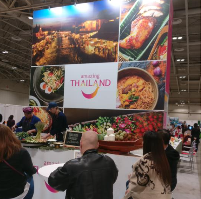 World of Taste Expo international food exhibitor photo